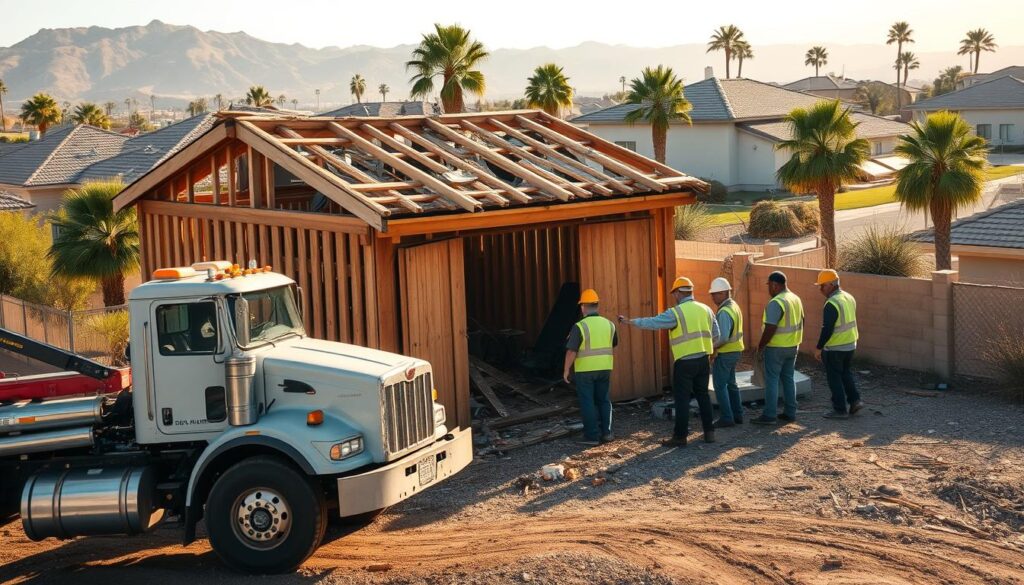 professional shed demolition
