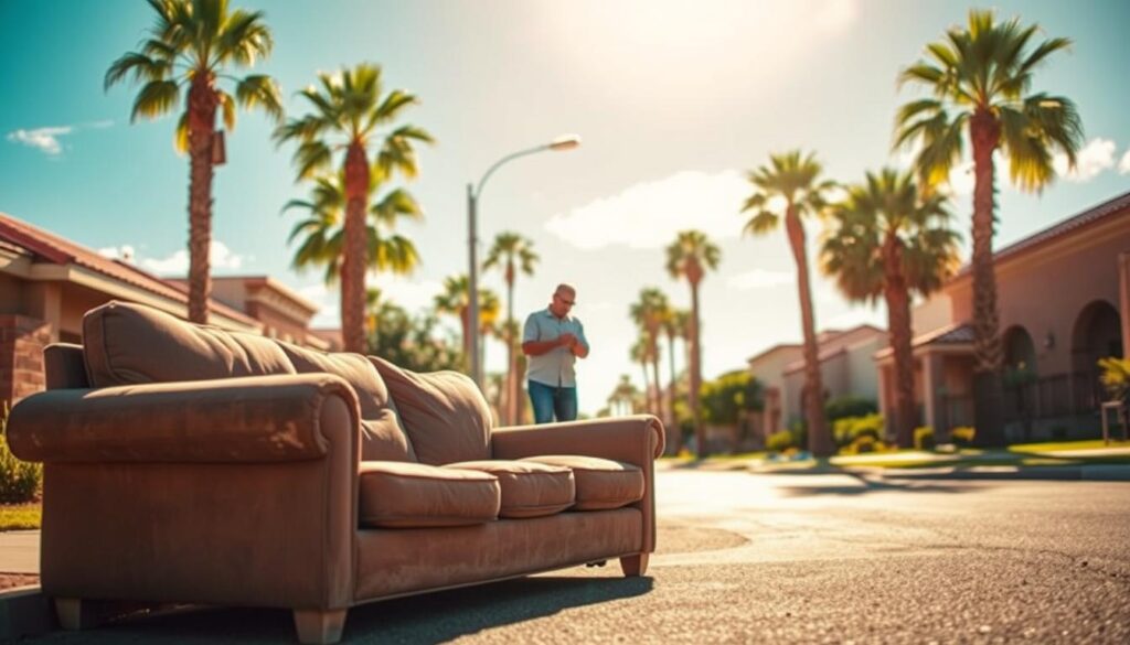 couch disposal Sun City cost